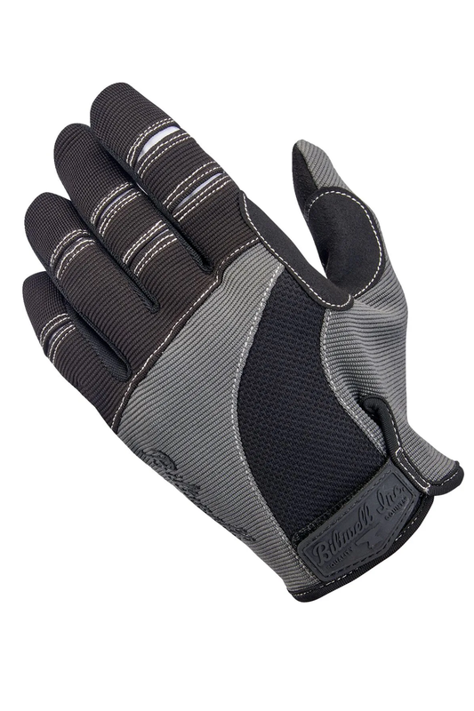 GLOVES MOTO GRY/BLK