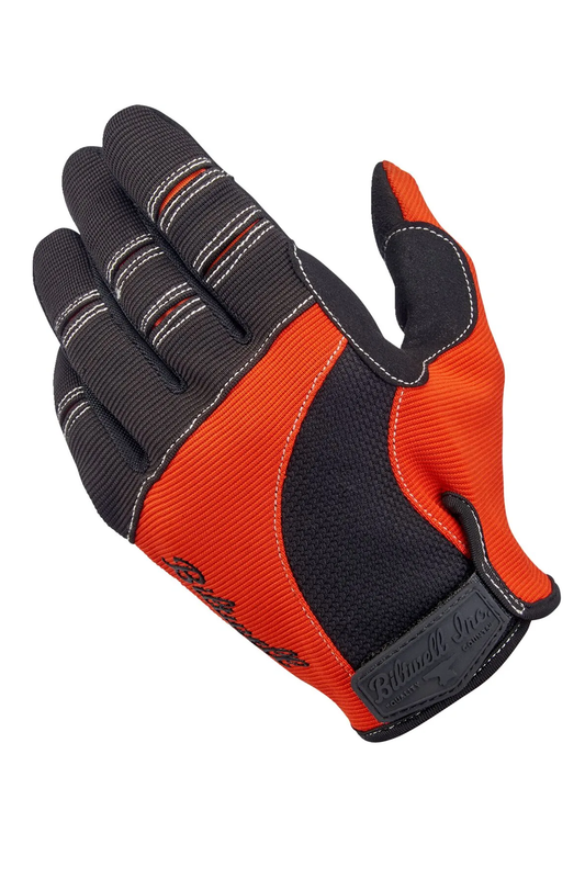 GLOVES MOTO ORG/BLK