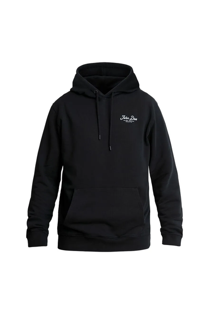HOODIE JD LETTERING BLACK