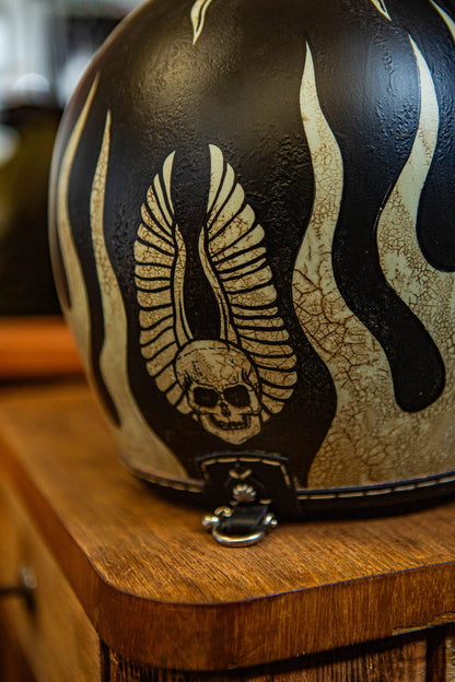Custom Helmet BARBED WIRE