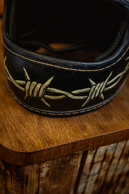 Custom Helmet BARBED WIRE