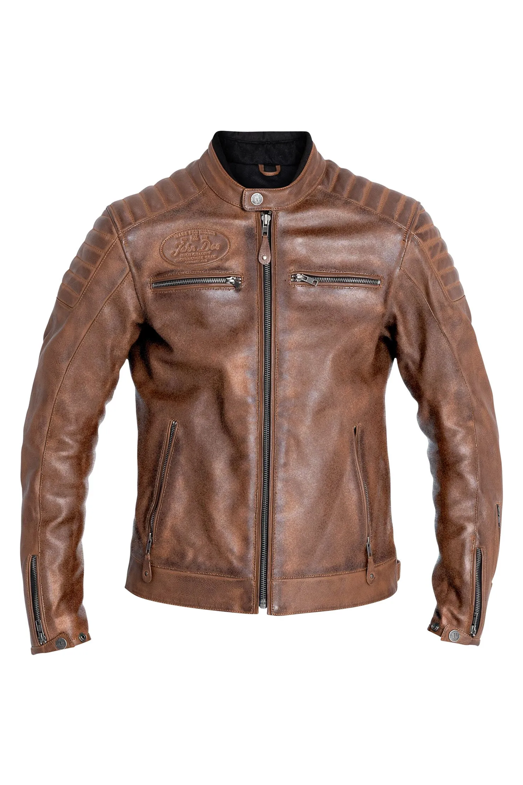 JACKET DEXTER LEATHER BROWN