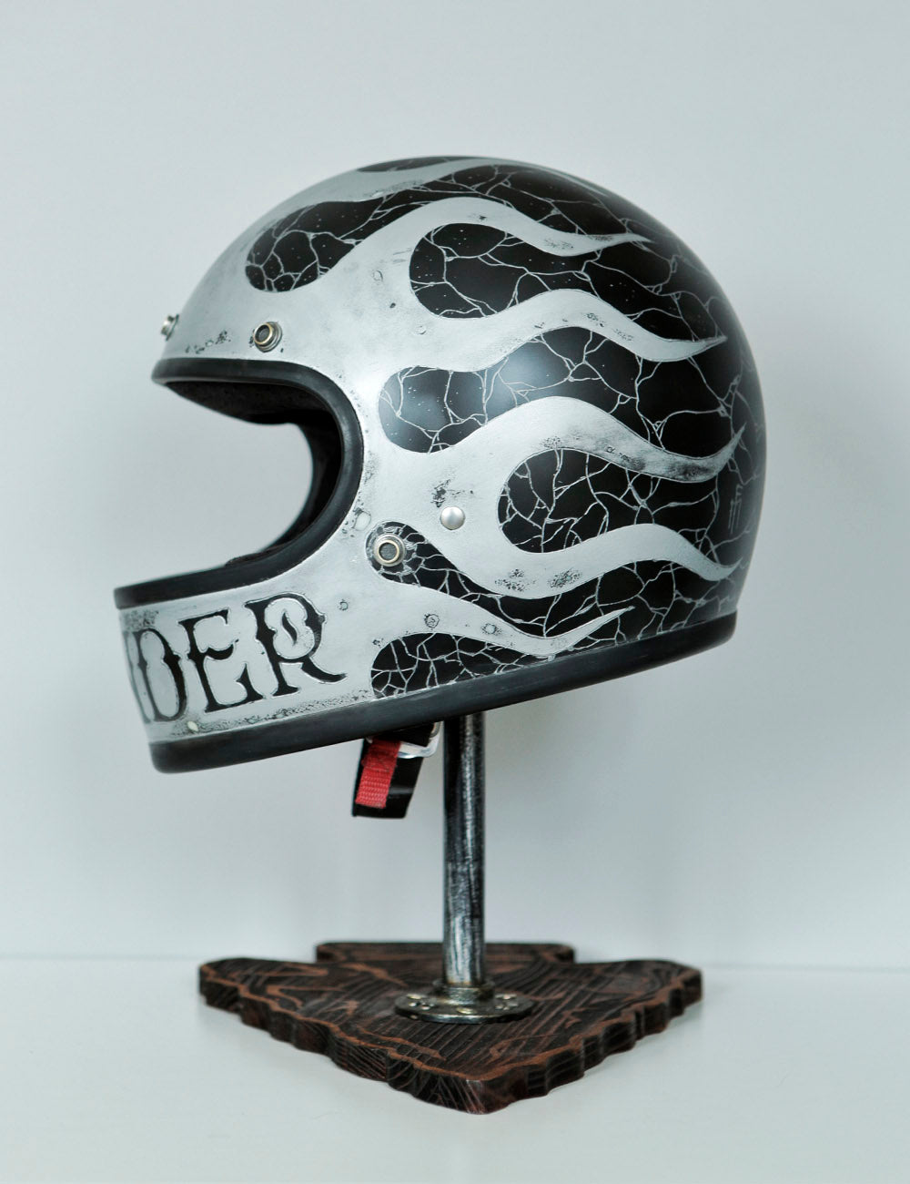 Custom helmet THUNDER GRAY
