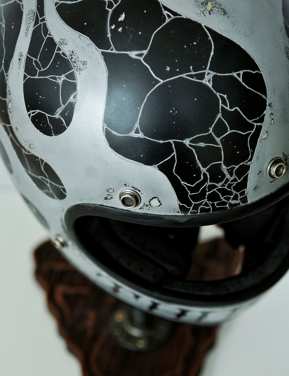 Custom helmet THUNDER GRAY – MF Customs