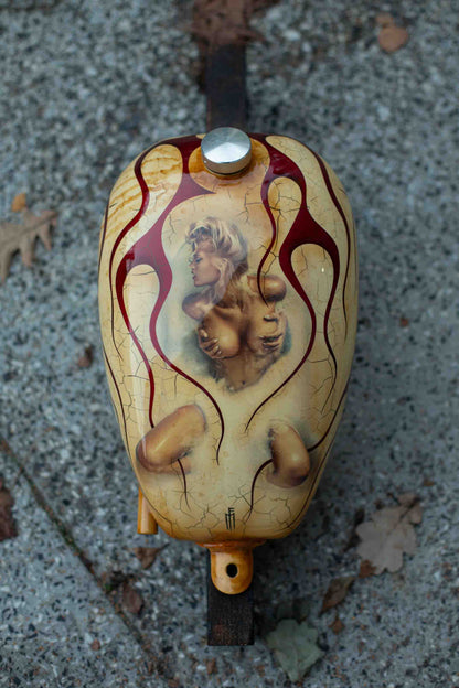 Gas tank "OLD PHOTO" King P-Nut Frisco 2.4 US Gallon (9 liter)