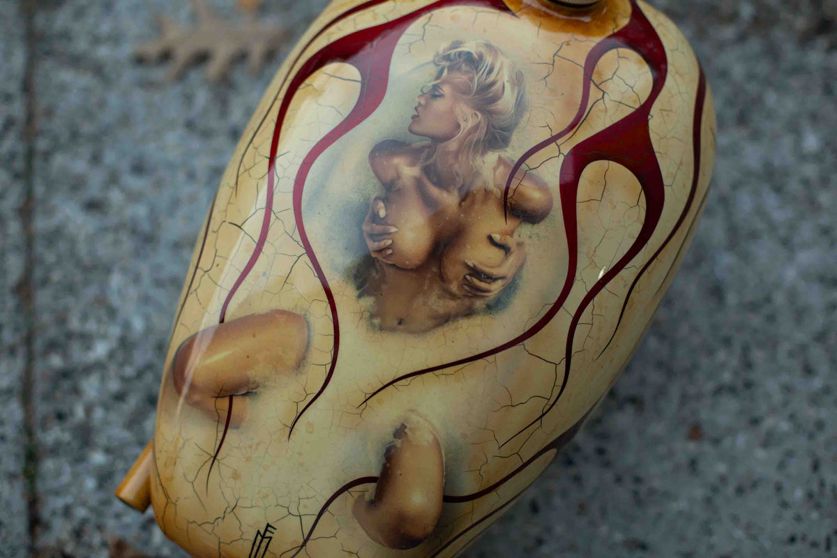 Gas tank "OLD PHOTO" King P-Nut Frisco 2.4 US Gallon (9 liter)