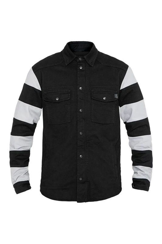 MOTOSHIRT PRISON BLACK/WHITE