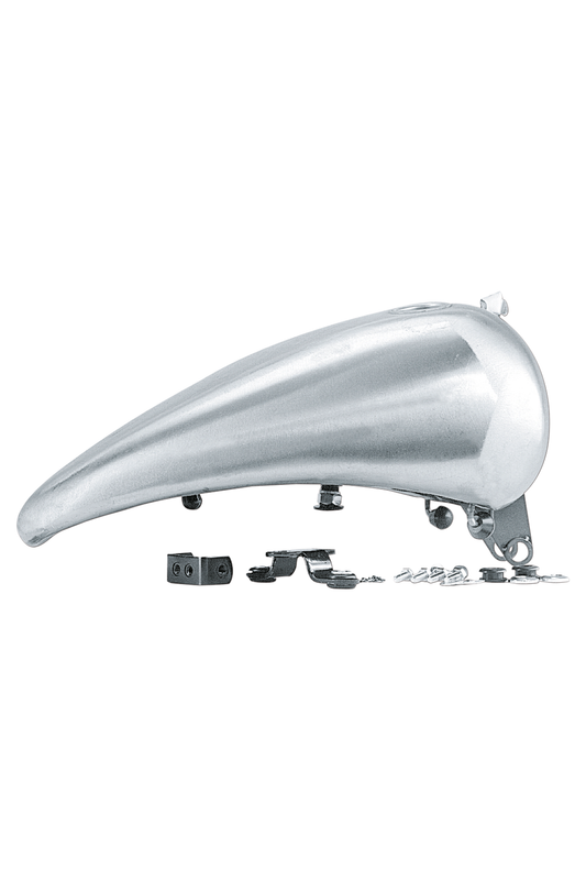 ONE PIECE 2" STRETCHED STEEL GAS TANK FOR SOFTAIL MODELS WITH DASH MOUNT