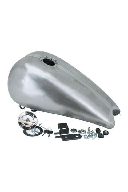 ONE PIECE 3" STRETCHED STEEL GAS TANK WITH AERO LOCKING GAS CAP FOR SOFTAILS THRU 1999