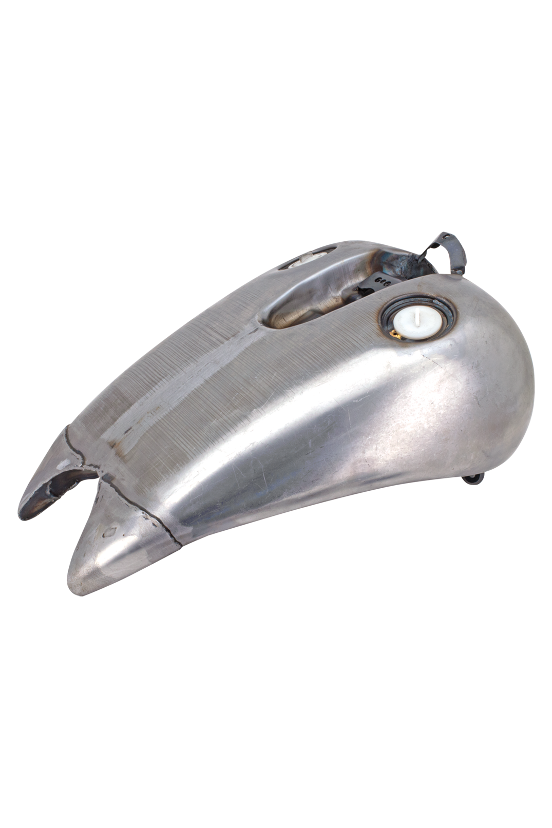 ONE PIECE 4" STRETCHED STEEL GAS TANK FOR SOFTAIL WITH DASH MOUNT (gas caps are included)