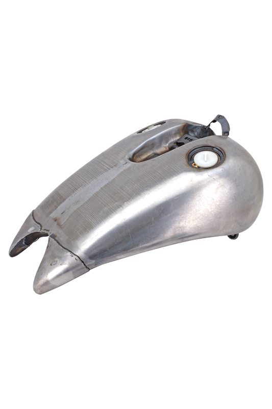 ONE PIECE 4" STRETCHED STEEL GAS TANK FOR SOFTAIL WITH DASH MOUNT (gas caps are included)