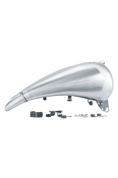 ONE PIECE 4" STRETCHED STEEL GAS TANK FOR SOFTAIL WITH DASH MOUNT (style B)