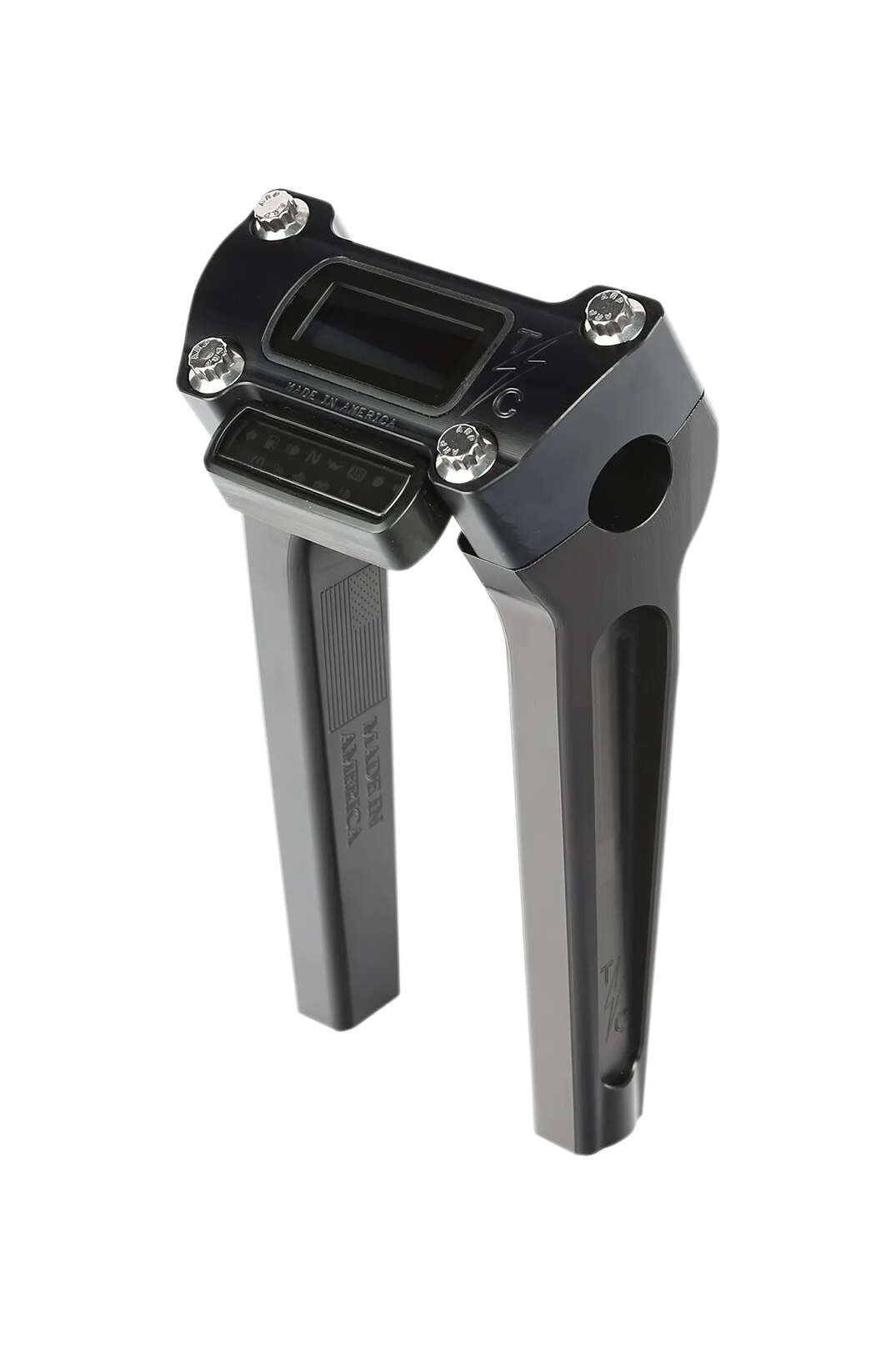 RISER 8 STRGHT W/CO BLK