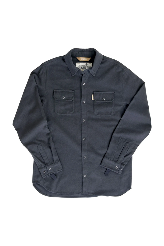 SHIRT FLANNEL HI TEST BLACK