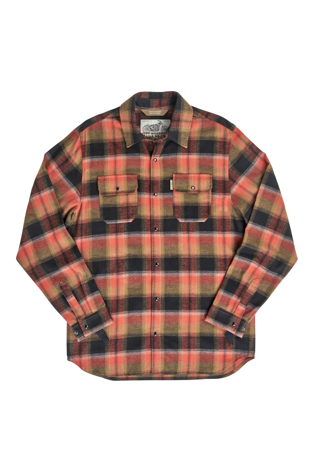 SHIRT FLANNEL HI TEST RUST