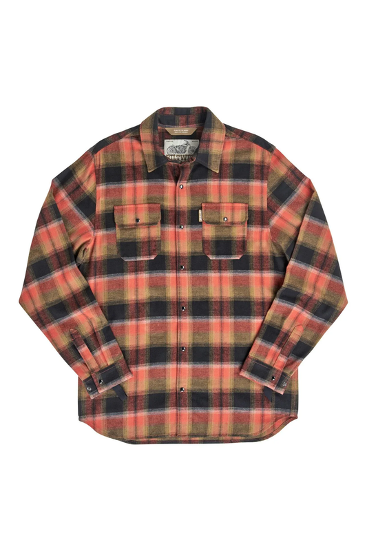 SHIRT FLANNEL HI TEST RUST