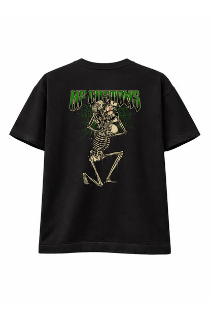 Skeleton MF Customs GREEN T-Shirts