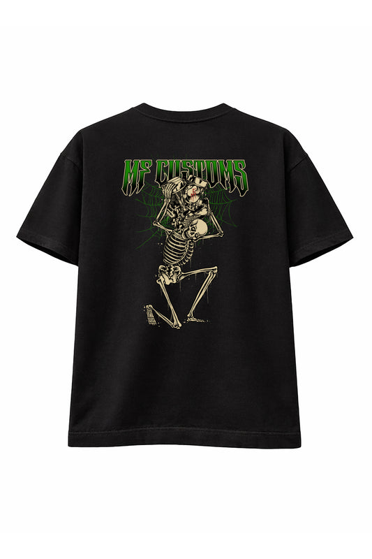Skeleton MF Customs GREEN T-Shirts