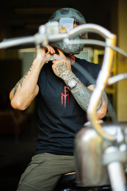 T-Shirt MF red logo