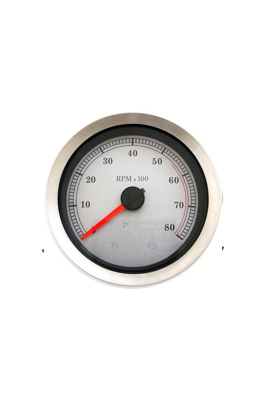 TACHOMETER SLVR 04-