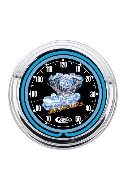 Zodiac "Ironhead" Neon Clock