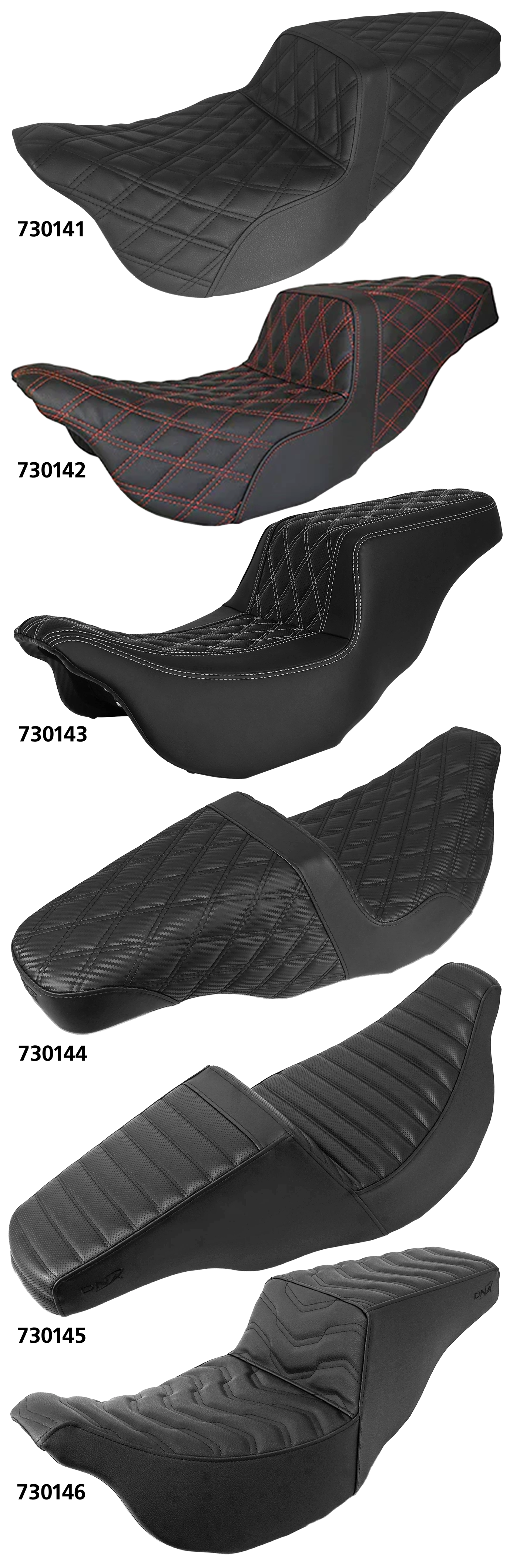DNA KING STEP 2-UP SEATS FOR TOURING 2008-2023 | Touring