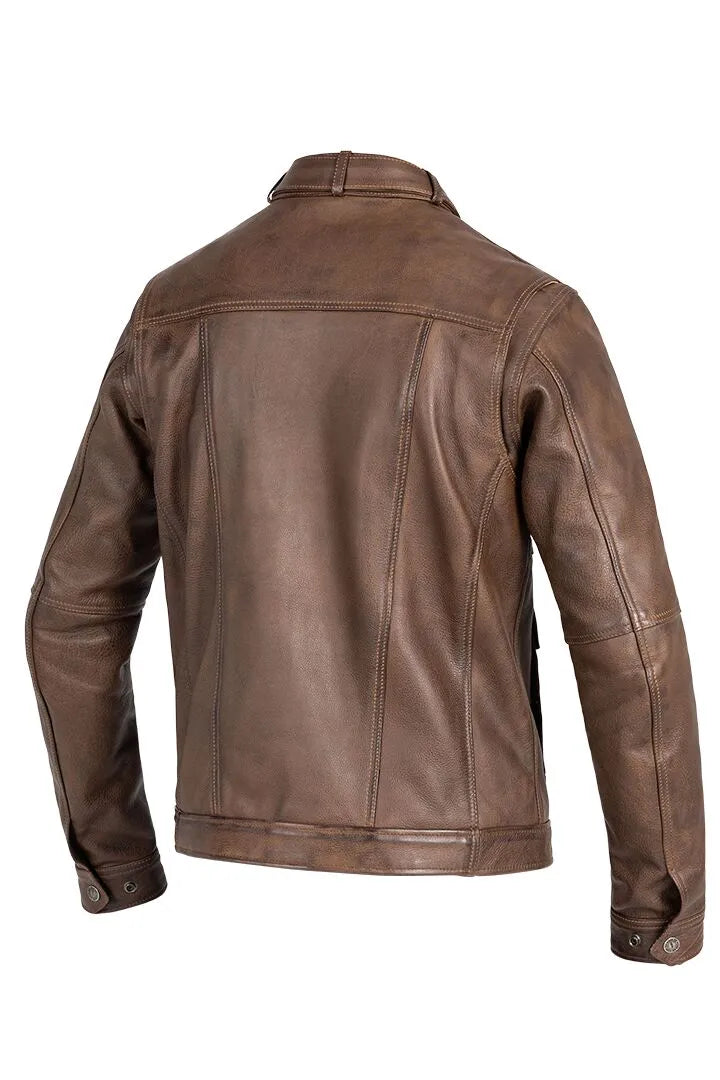 JACKET DRIFTER LEATHER BROWN