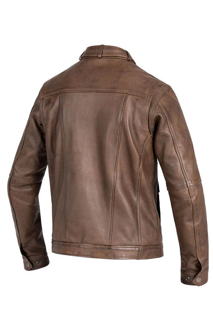 JACKET DRIFTER LEATHER BROWN