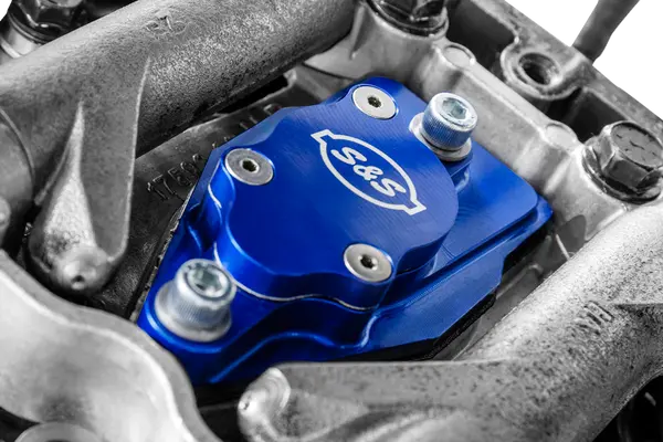 HEAD BREATHER KIT - TC 99-17 - BILLET BLUE