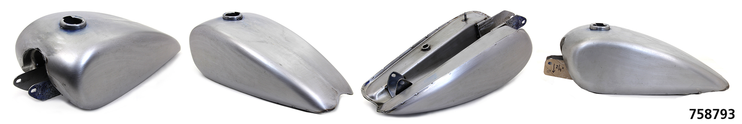 REPLICA XL 2 GALLON STEEL GAS TANK RAW 1957-1978 (Style A)