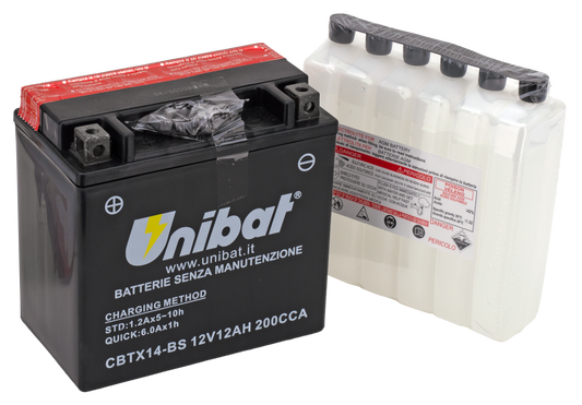 UNIBAT AGM DRY BATTERIES WITH ACID PACK | Adventure Touring | Sportster | Street