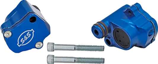 Breather Head Kit Billet Anodized Blue M8 2017-2024