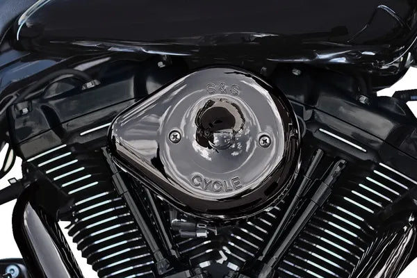 Air Cleaner Kit Stealth Teardrop Lava Chrome 2017-2023 M8