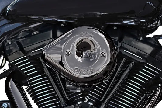 Air Cleaner Kit Stealth Teardrop Lava Chrome 2017-2023 M8