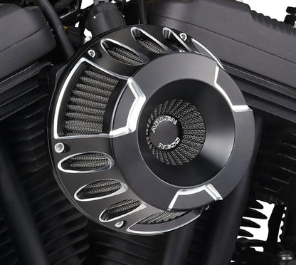AIR CLEANER - DEEP CUT INVERTED - XL 91-UP - BLACK