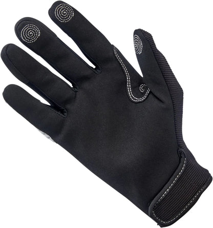 GLOVES ANZA WHT/BLK