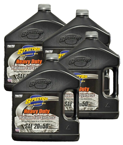 SPECTRO PLATINUM FULL SYNTHETIC SAE 20W50 MOTOR OIL