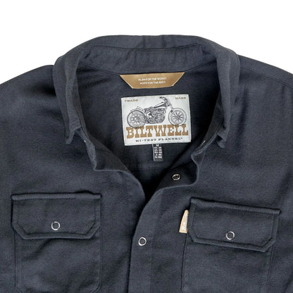 SHIRT FLANNEL HI TEST BLACK
