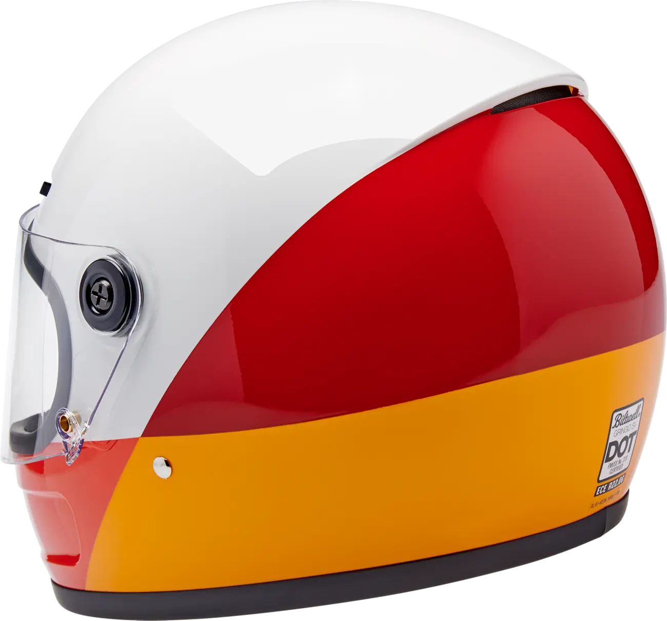 BILTWELL Gringo SV Helmet GLOSS INTERSECTION WARM