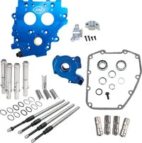 Cam Chest Kit w/o Cams Gear drive Oil cooled Chr PR TC 99-06
