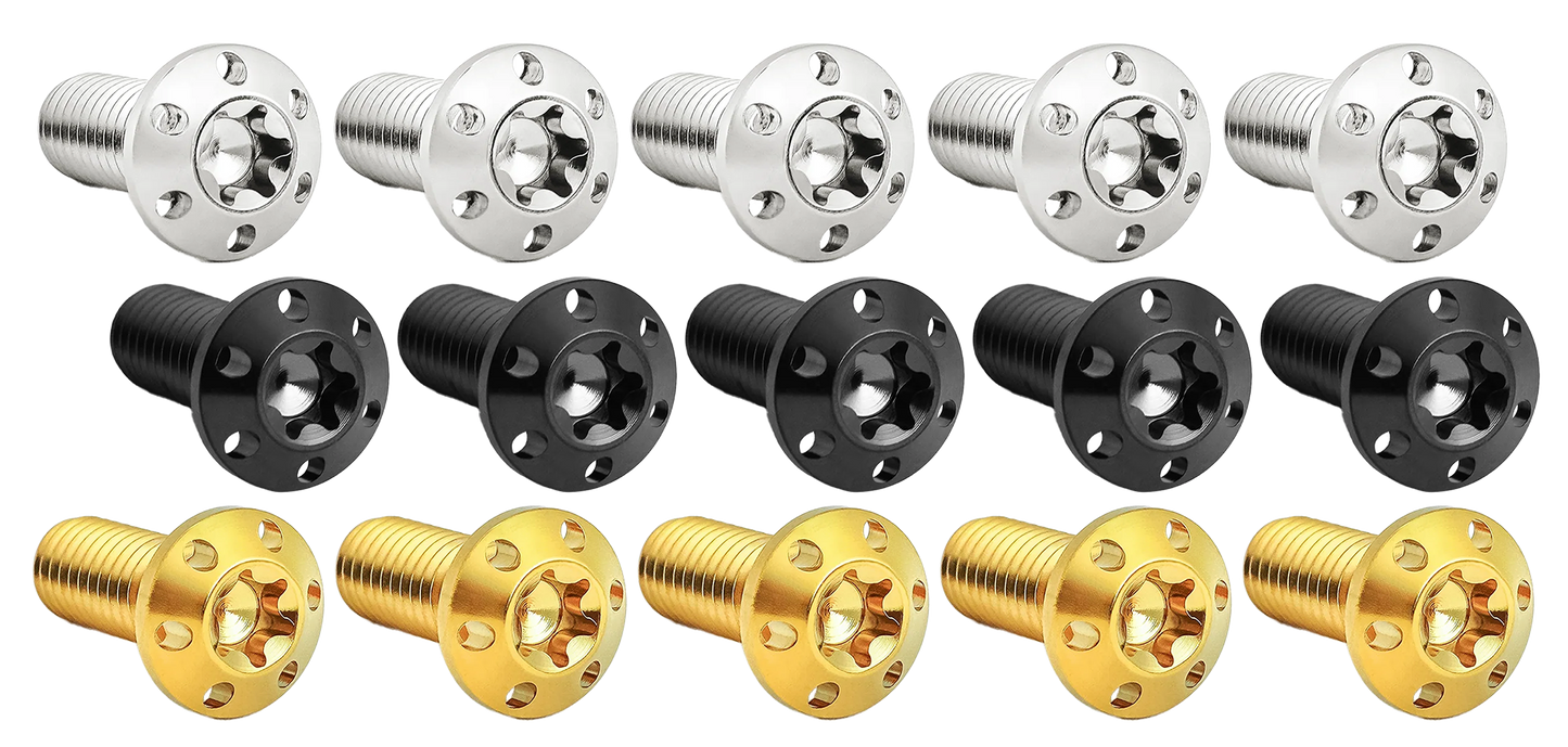 ARLEN NESS TITANIUM ROTOR BOLT KITS | Dyna | FX | FXR | Softail | Sportster | Street | Touring | Trike
