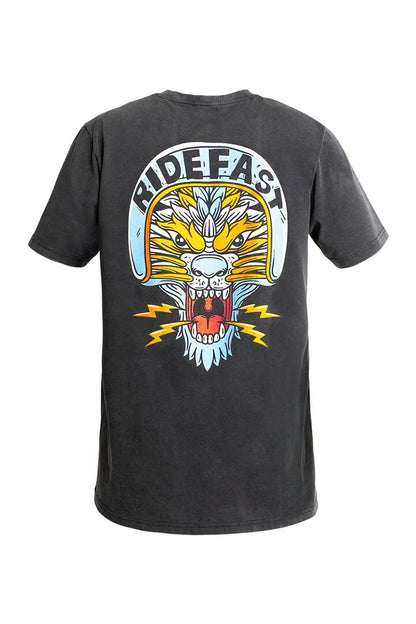 TEE LION FADED BLACK