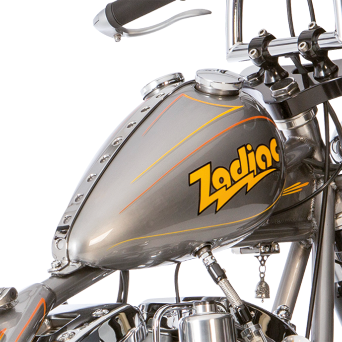 WASP STYLE MUSTANG GAS TANK Dual cap (style A)