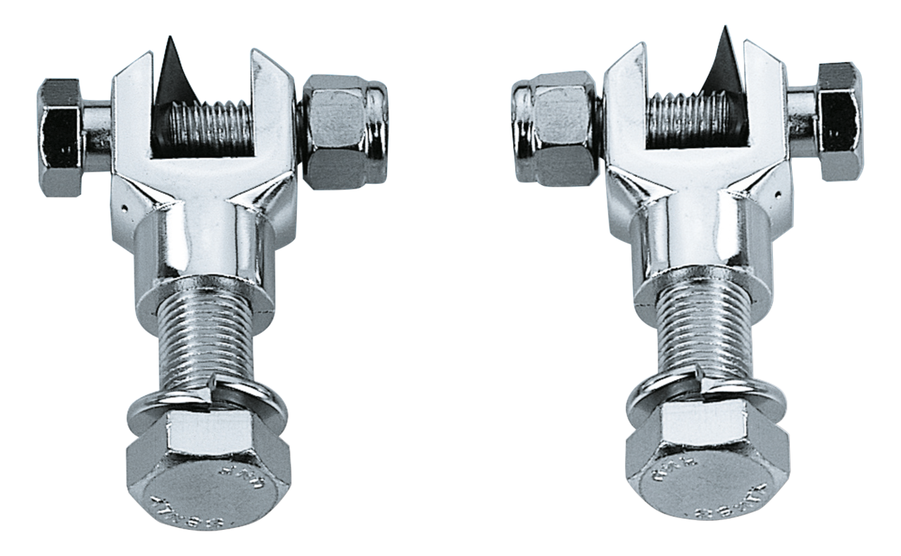 CHROME FOOT PEG CLEVIS SET