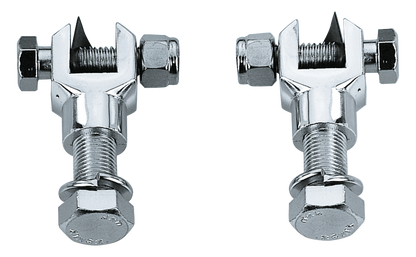 CHROME FOOT PEG CLEVIS SET