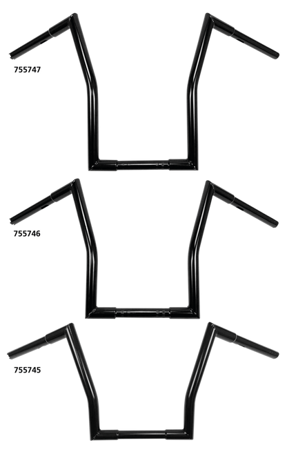 WESTLAND CUSTOMS SQUARE FAT APE HANGERS | Dyna | Softail | Touring | Trike