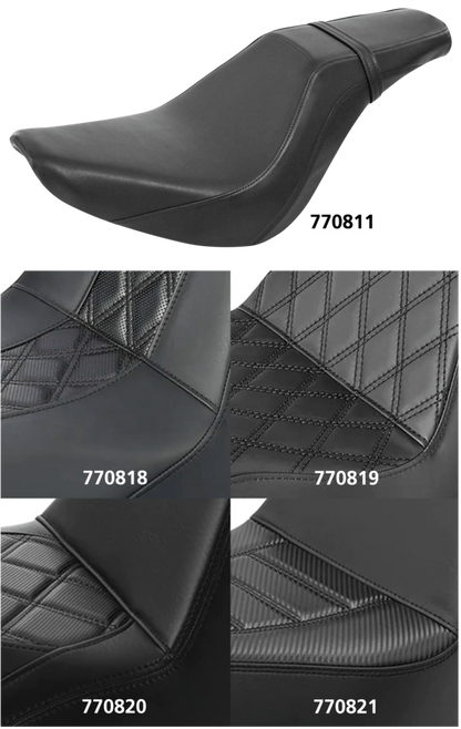 C.C. RIDER STEP-UP SEAT FOR MILWAUKEE EIGHT SOFTAIL | Softail