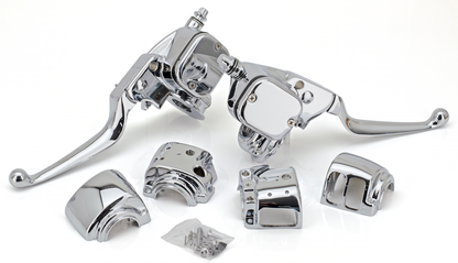 CHROME HANDLEBAR CONTROL KITS | Dyna | FXR | Softail | Sportster
