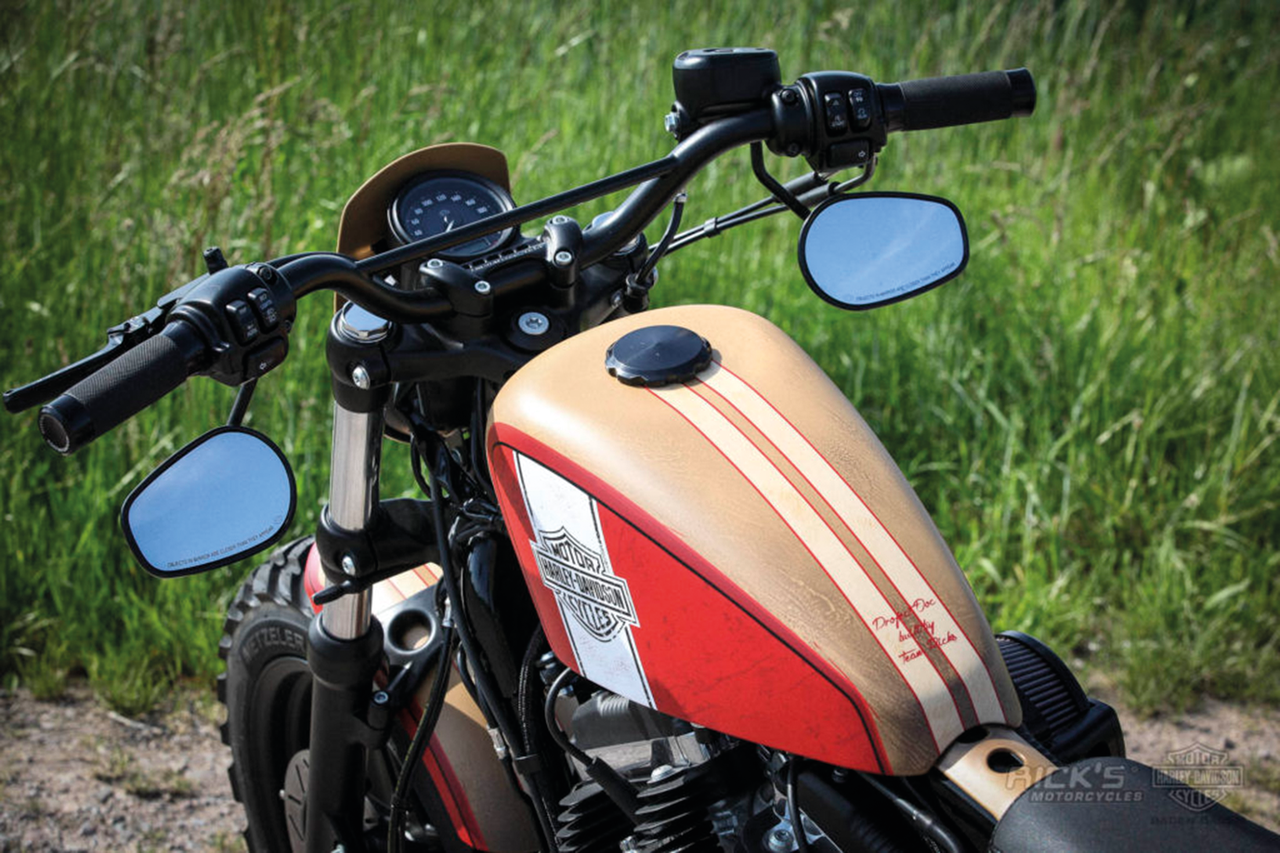 RICK'S DIRT TRACK HANDLEBARS | Big Twin | Dyna | FX | FXR | KH | Kingpin | KR | Servi-Car | Softail | Sportster | Touring | XR