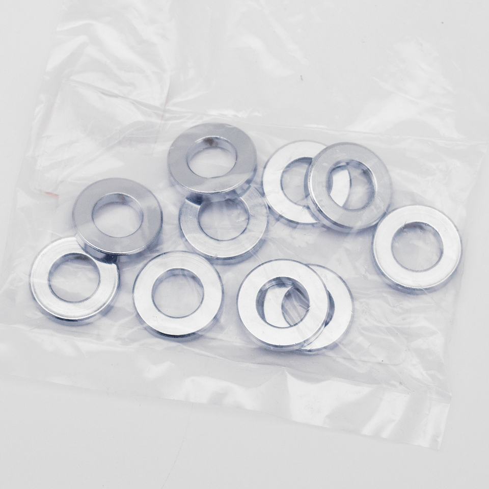 SPECIAL SIZE CHROME-PLATED FLAT WASHERS